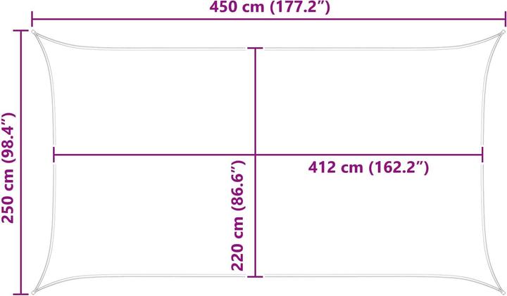 Produktbild vidaXL Outdoor Sonnenschutz Markise (450 x 250 cm)