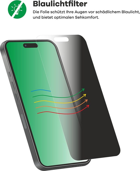 Actual product image upscreen Spy Shield Privacy Protector (1 Piece, Motorola Moto G41)