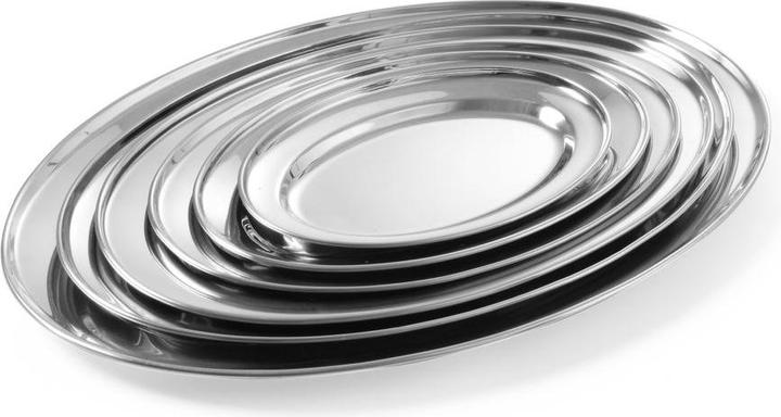 Actual product image Hendi Stainless steel serving tray oval