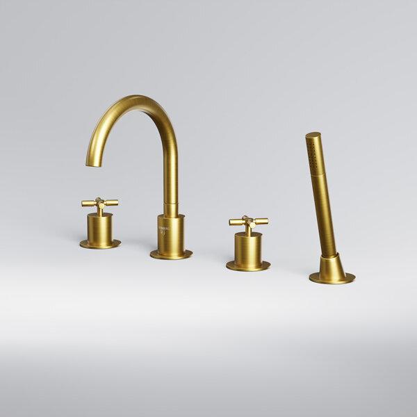 Actual product image Steinberg 250 series bath faucet, 4-hole, swivel, bath rim mounting, projection 192 mm, 2502400