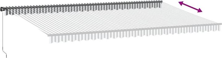 Actual product image vidaXL Einziehbare Markise (3 m)