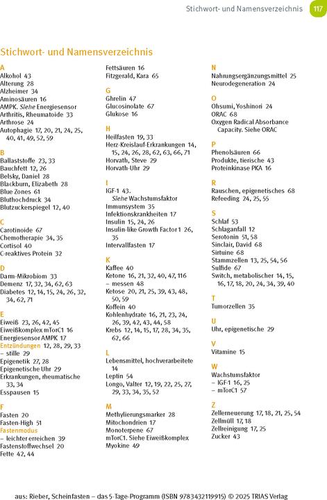 Immagine prodotto Scheinfasten - das 5-Tage-Programm (Tedesco, Riebera Dunja, 2025)