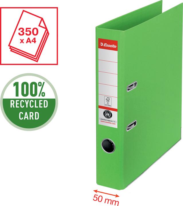 Produktbild Esselte 627574, A4, Lagerung, Karton, Grün, 350 Blätter, 80 g/m² (A4, 50 mm, 1 Stk.)