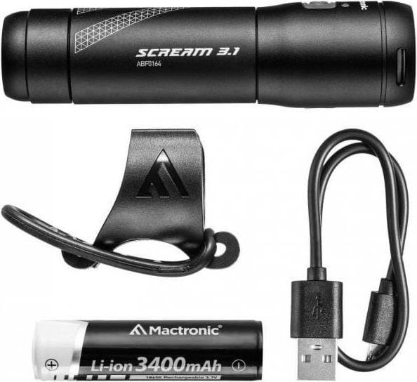Productafbeelding Mactronic Scream 3.1 USB-C Fahrrad-Vorderlampe (1000 lm)