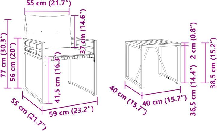 Produktbild vidaXL Milo