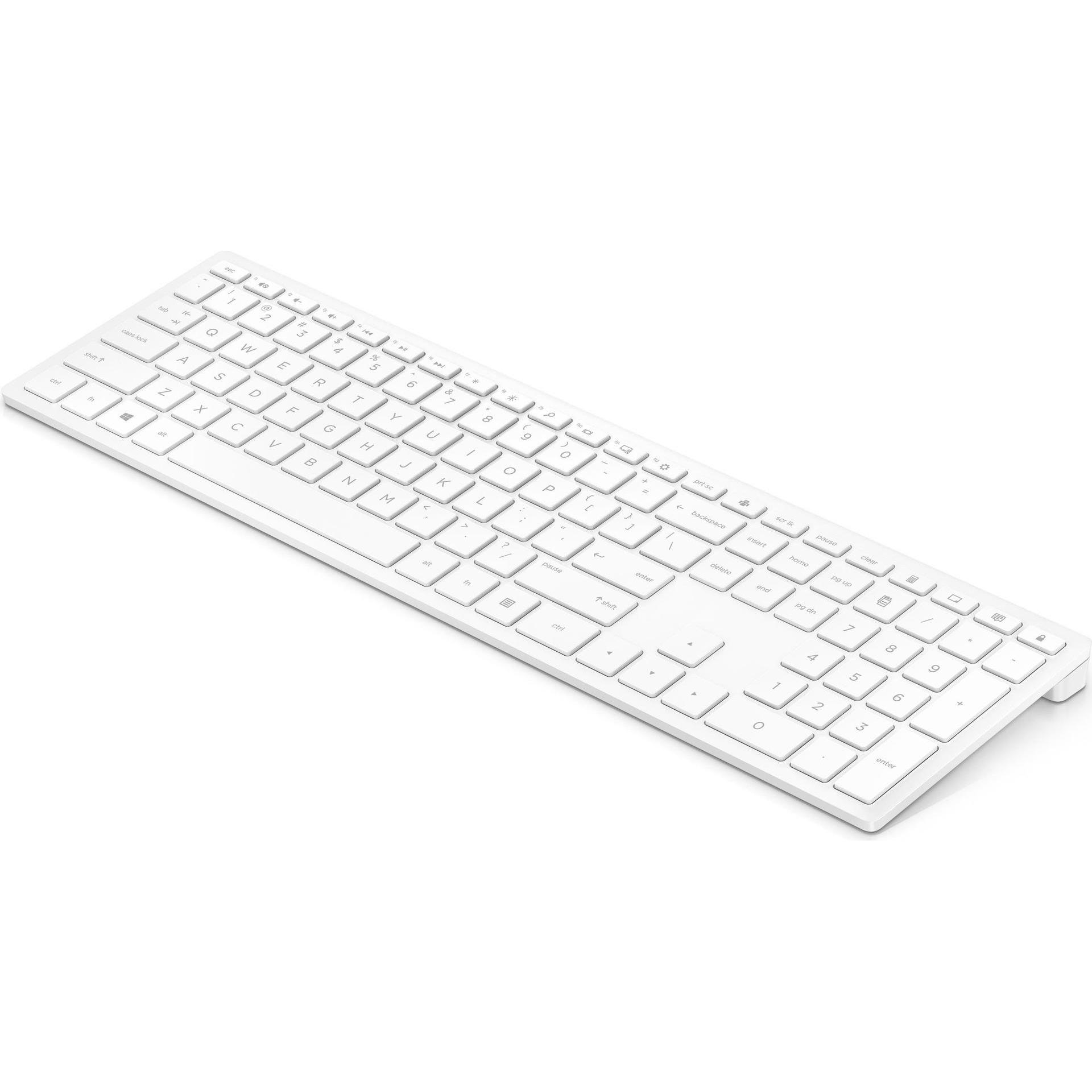 HP Pavilion 600 (DE, Kabellos), Tastatur, Weiss