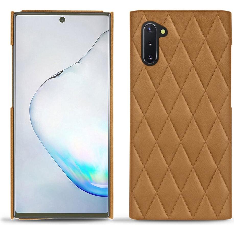 Noreve Lederschutzhülle (Samsung Galaxy Note 10), Smartphone Hülle, Braun