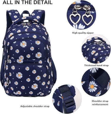 Produktbild Only-Bags.Store Schulranzen Schulrucksack Schulranzen Schulfreizeit mit Brotzeittasche und Federtasche