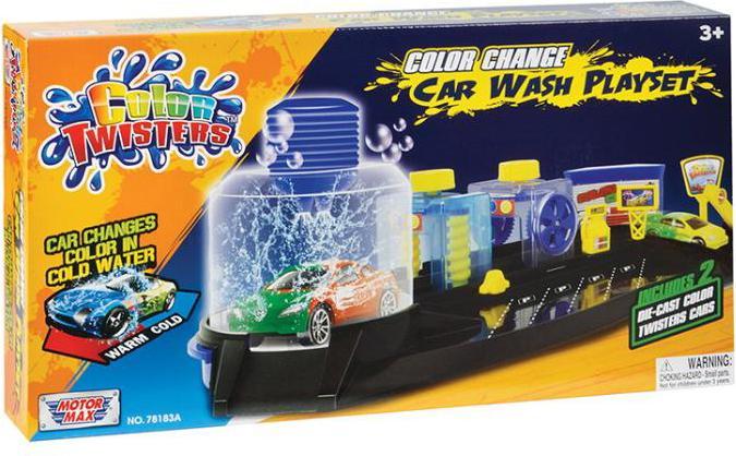 Produktbild Motormax - Twisters Colour Change Car Wash Playset (22411)
