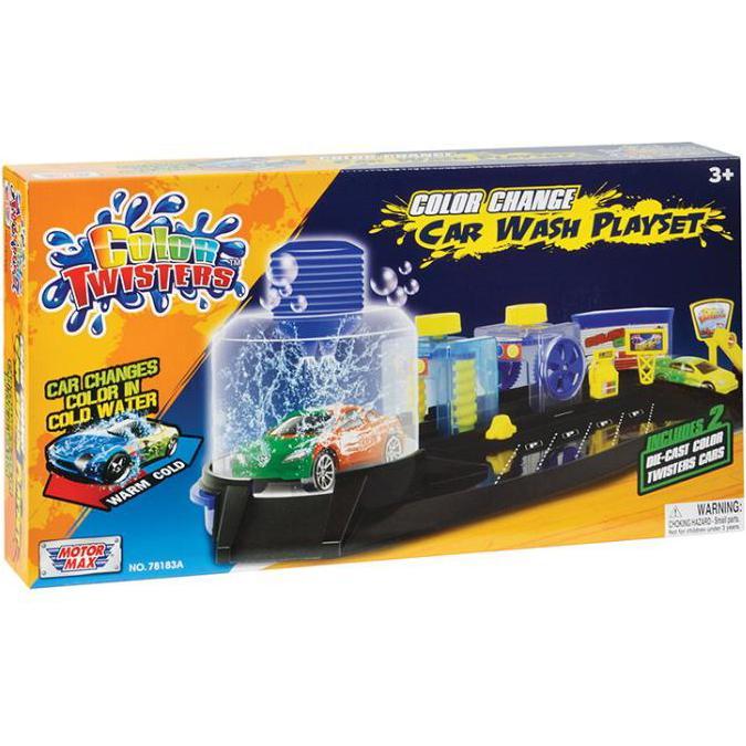 Other Motormax - Twisters Colour Change Car Wash Playset (22411)