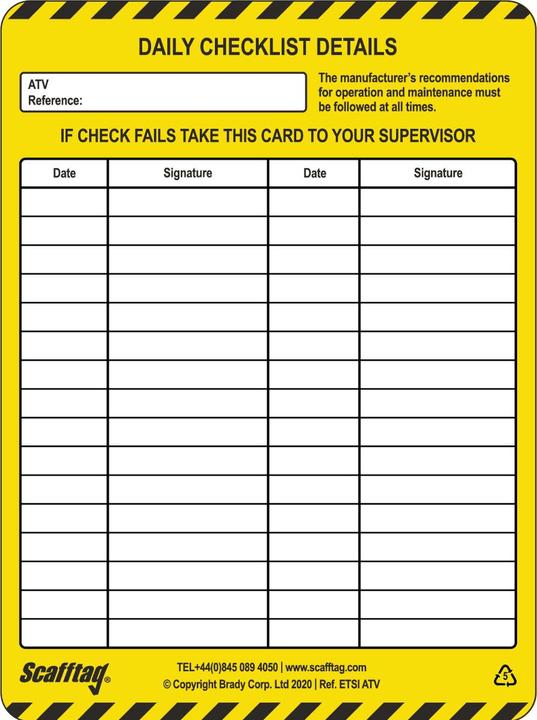 Actual product image ScaffTag ATV trailer set