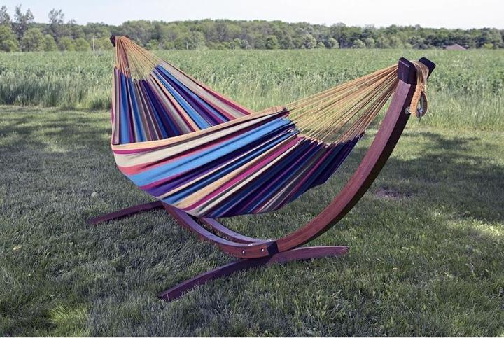 Actual product image Vivere Double Hammock Wooden Frame (204 kg)