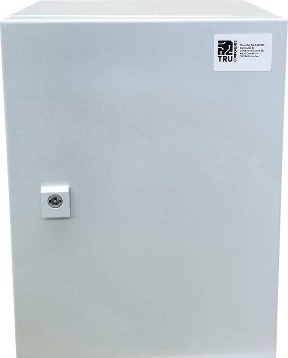Actual product image Tru Components TC-S403020 Schaltschrank 300 x 400 x 200 Stahlblech Lichtgrau 1 S (Housing)