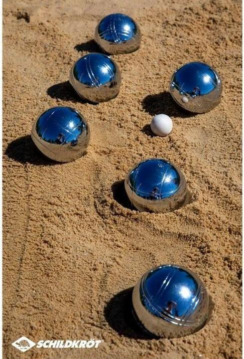 Immagine prodotto Schildkröt Set di bocce / Boccia / Pentanque in acciaio (6 x, 72.50 mm)