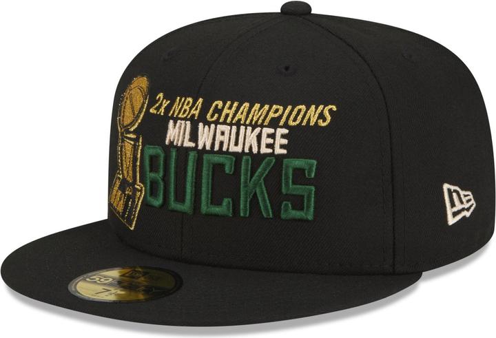 Actual product image New Era 59Fifty Cap - NBA CHAMPIONS Milwaukee Bucks - 7 3/8 (7 3/8)