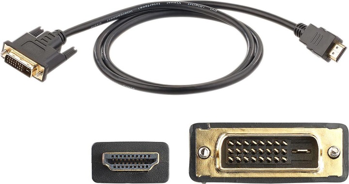 Actual product image Auvisio HDMI (Typ A) — DVI (1 m, HDMI, DVI)