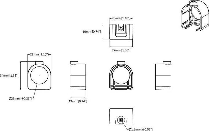 Actual product image Axis Network camera sensor FA1125 8m (1920 x 1080 Pixels)
