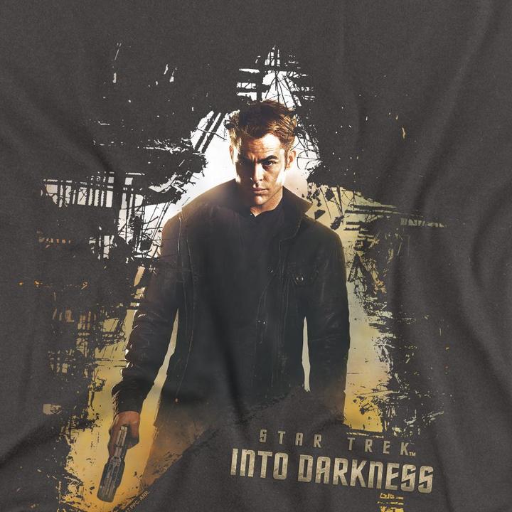 Actual product image Star Trek: Into Darkness Unisex Adult Dark Hero T-Shirt (S)
