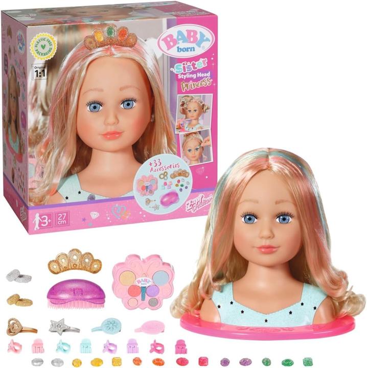 Zapf Creation Baby born Sister Styling Head Princess
