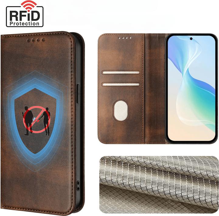 Actual product image Cover-Discount Xiaomi 17 - Vintage Flip Case (Xiaomi 17)