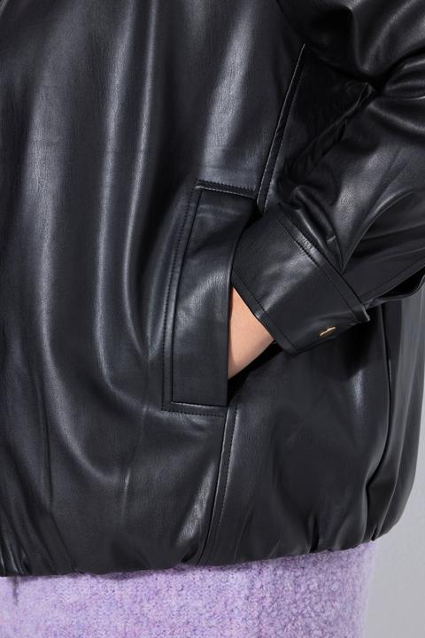 Actual product image Studio Untold Leather-look blouson, oversized, zip, fully lined (42, 44)