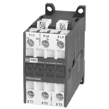 Rs Pro Leistungsschütz 24 V-Spule, 3 400 V / 24 A 11 kW, Relais