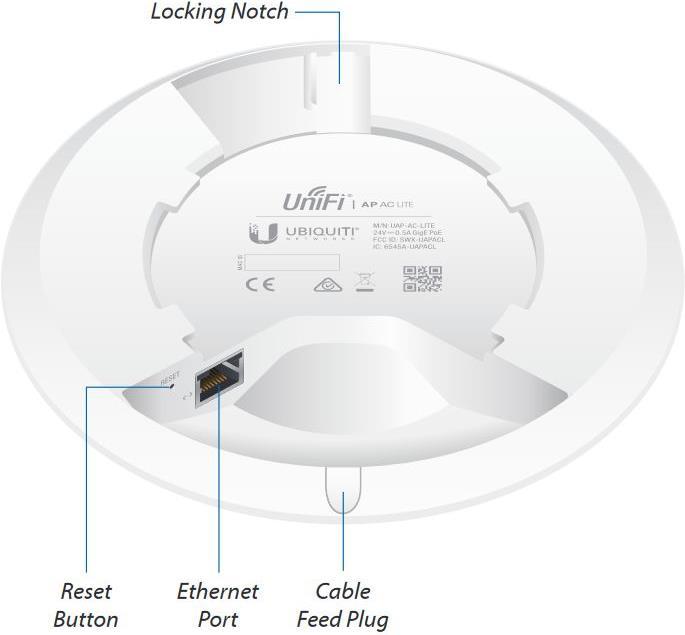 Image du produit Ubiquiti UniFi UAP-AC-Lite-5 - jeu de 5 (866 Mbit/s)