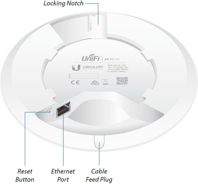 Image du produit Ubiquiti UniFi UAP-AC-Lite-5 - jeu de 5 (866 Mbit/s)