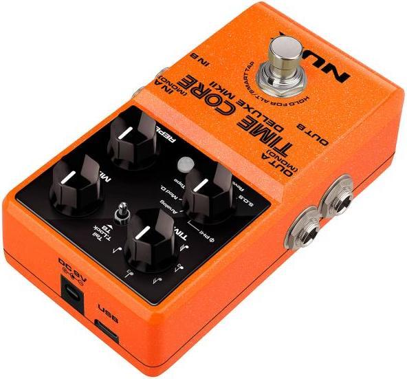 Actual product image NUX Time Core Deluxe MKII delay effect unit with power supply unit