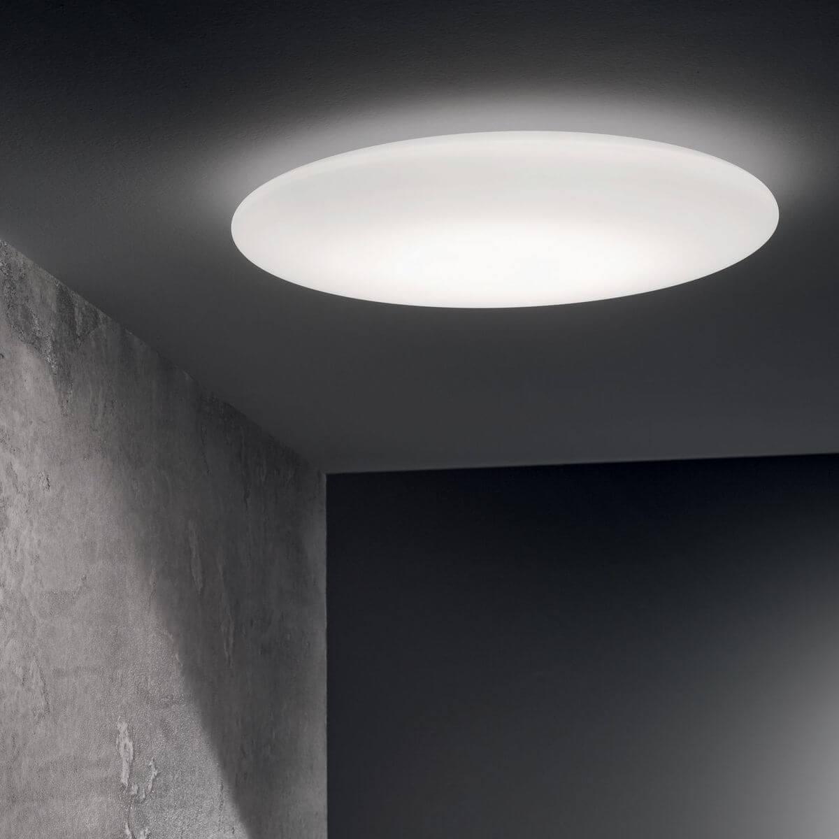 Thumbnail - Ideal lux, Wandleuchte + Deckenleuchte, LEVEL LED Deckenleuchte 22,5W ⌀400mm Weiss warmweiss 261164 (2100 lm)