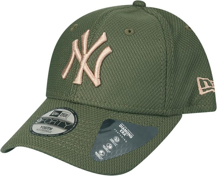 Produktbild New Era Kinder Cap - DIAMOND 9FORTY NY Yankees oliv - Child (52, 53, 54)