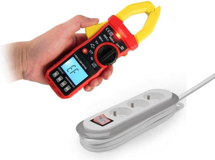 Produktbild Velleman DIGITALE STROMZANGE - CAT III - 600 V - AC/DC - NCV - MIT DATA-HOLD-FUNKTION (CAT III 600V)