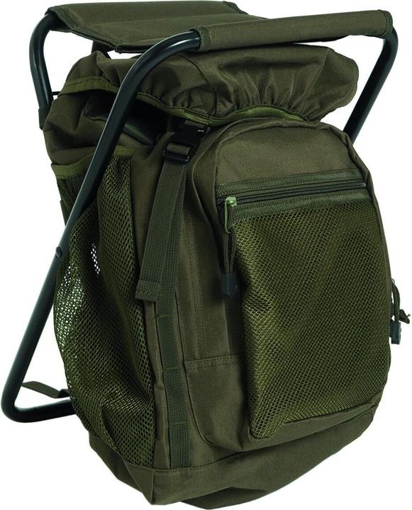 Actual product image Mil-tec Hunting rucksack with stool olive