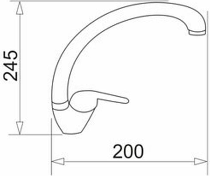 Actual product image Pyramis Ossia 090922138 Grey concrete tap