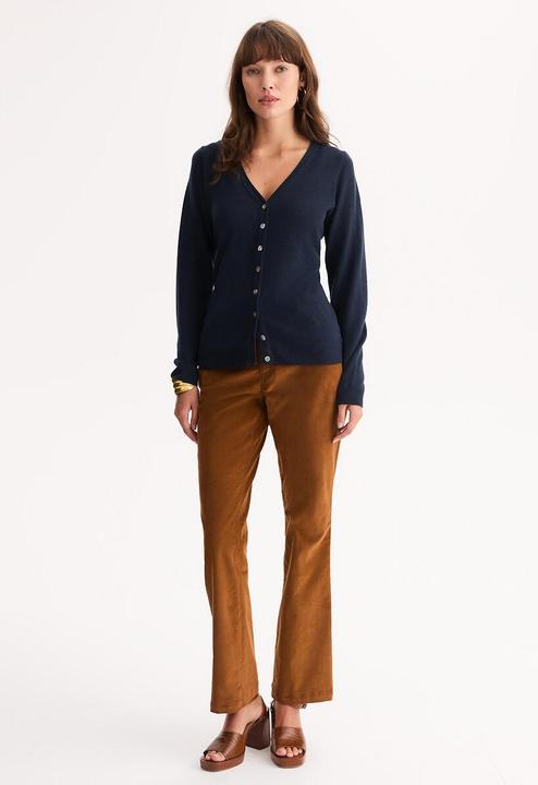 Actual product image Anne Weyburn V-Ausschnitt Weste aus feinem Strick (S)