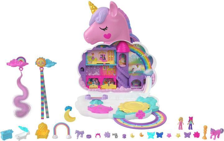 Immagine prodotto Polly Pocket Scatola del gioco dei capelli di unicorno