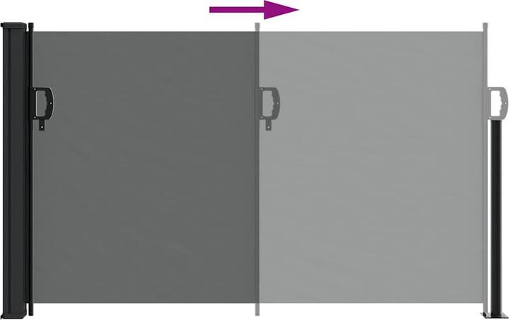 Image du produit vidaXL einziehbare Seitenmarkise (5 m)