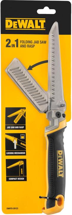 Produktbild DeWalt KlappStichsaege mit Raspel