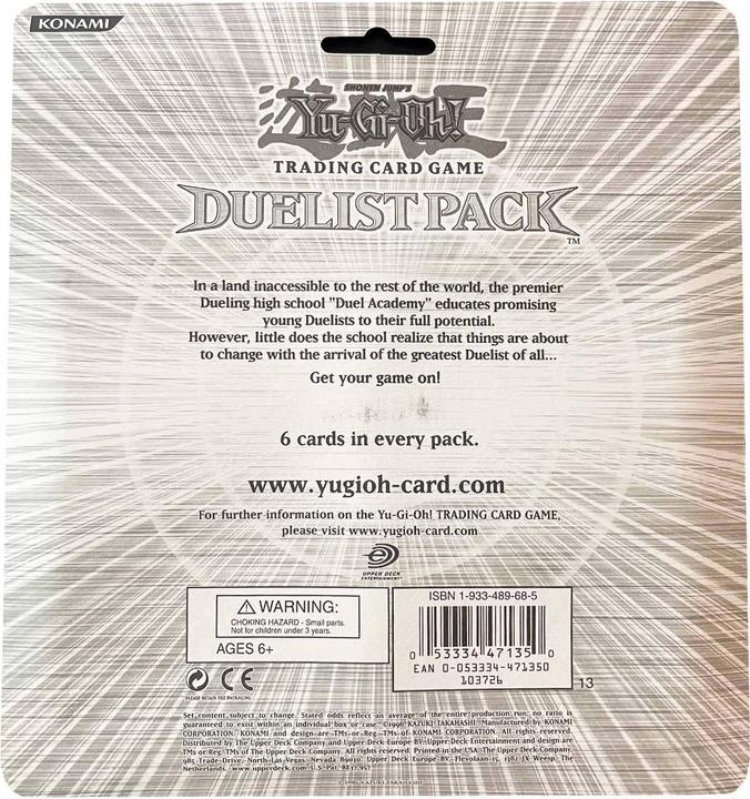 Immagine prodotto Yu-Gi-Oh Jaden Yuki e Chazz Princeton Duelist Blister 2-Pack -! (Inglese, Pacchetto Booster)