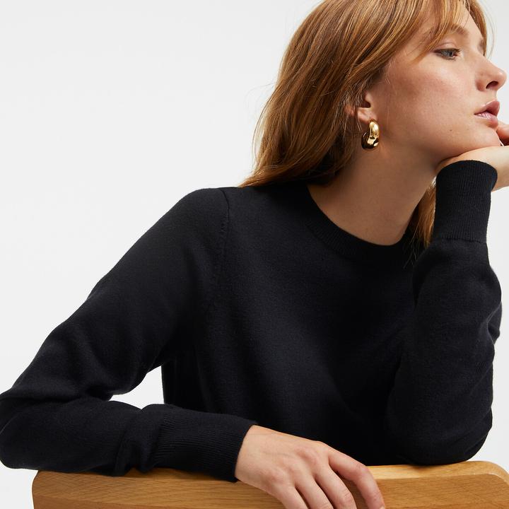 Actual product image La Redoute Collections Langärmeliges Strickkleid (L)