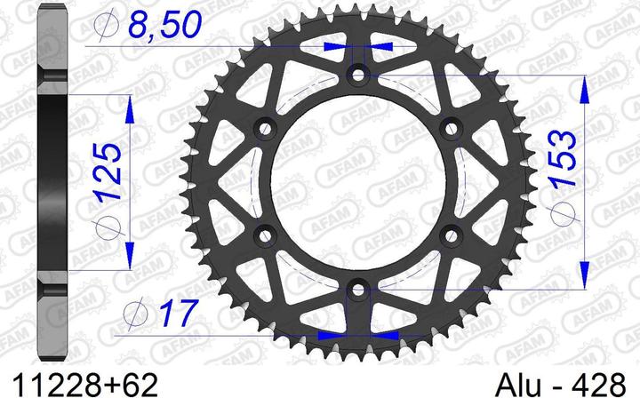 Image du produit Afam 428 62 dents