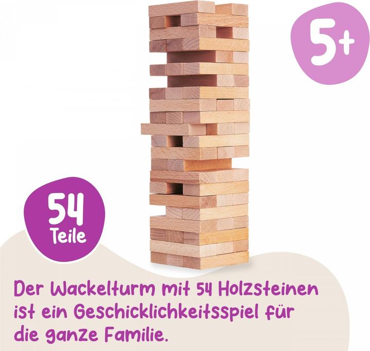 Produktbild Eichhorn Wackelturm (Polnisch, 1 - 6 Spieler)