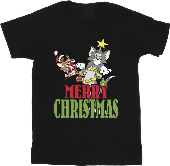 Image du produit Tom & Jerry - T-shirt MERRY CHRISTMAS BAUBLES - Homme (3XL)
