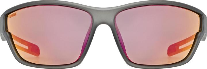 Actual product image Uvex Sports sportstyle 806 (smoke matt, Mirror Red)