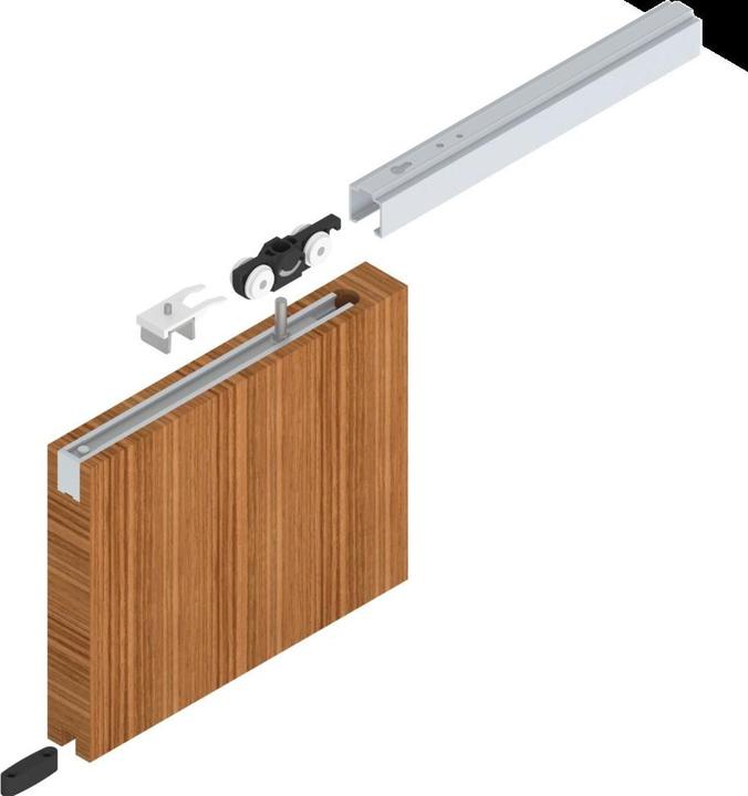 Actual product image Helm Sliding door fittings 73 ME-A, wood