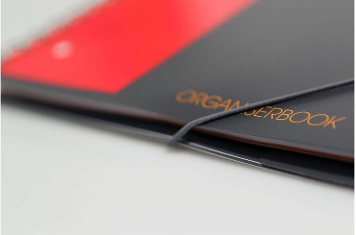 Actual product image Oxford Organizerbook (A4+, Checked, Soft cover)