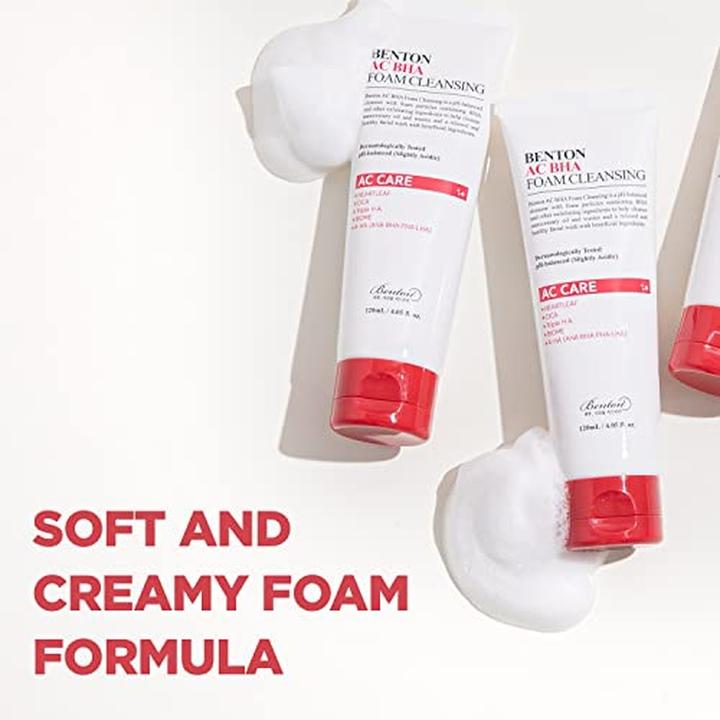 Actual product image Benton AC BHA foam cleansing (Cleansing Foam, 120 ml)