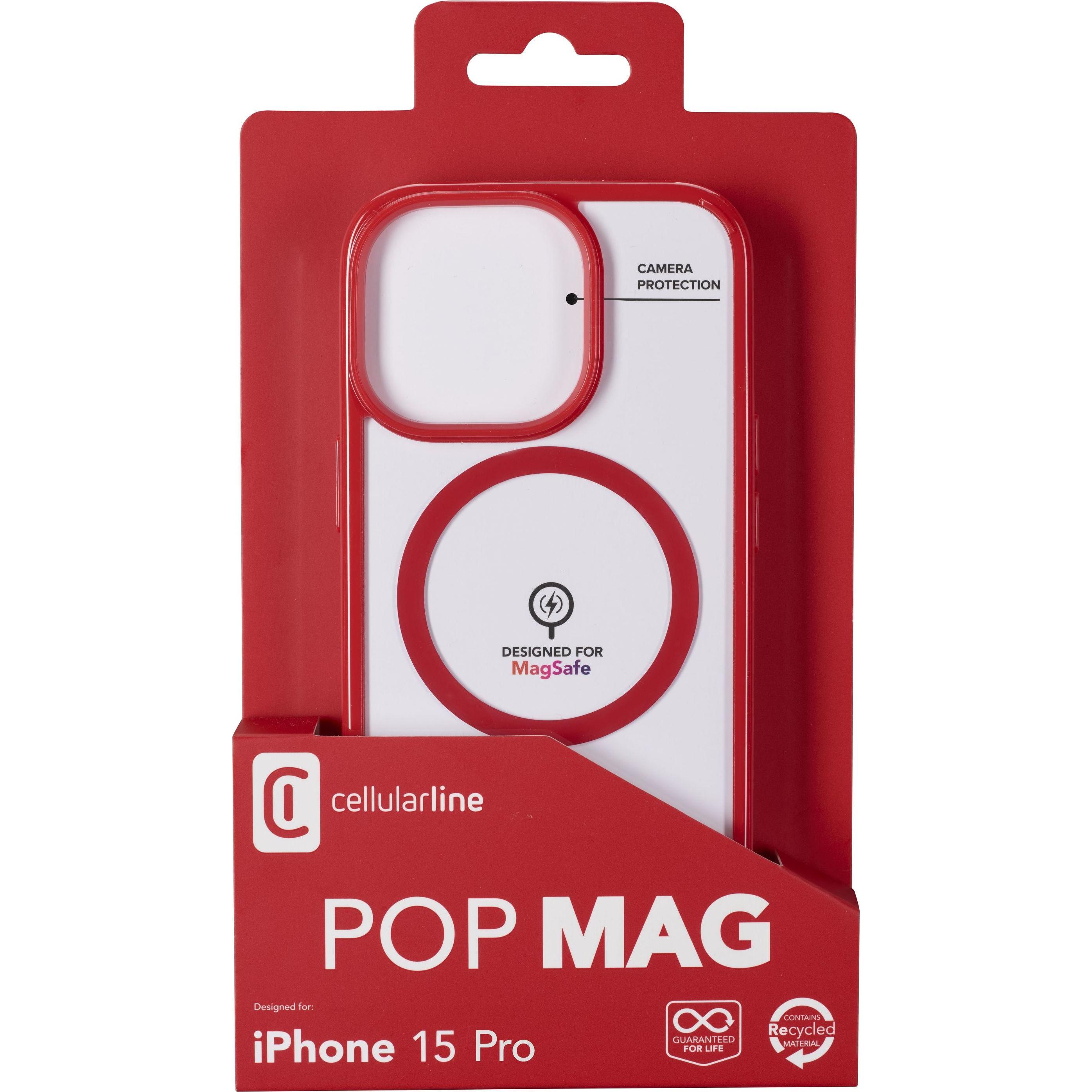 Thumbnail - Cellularline iPhone 15 Pro (Apple iPhone 15 Pro), Smartphone Hülle, Rot