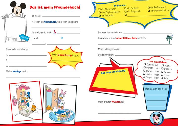 Produktbild Panini Disney Micky Maus & Freunde: Freundebuch (Deutsch, Panini, 2018)