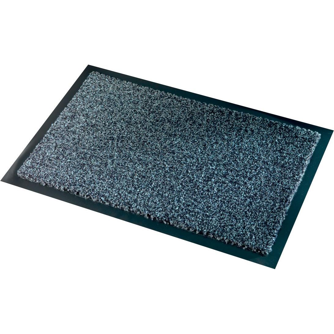 2x Paperflow, Fussmatte, Schmutzfangmatte Premium (B)900 x (T)600 mm Farbe: grau, aus hochwertigem Polyamid, Velou (900 ...